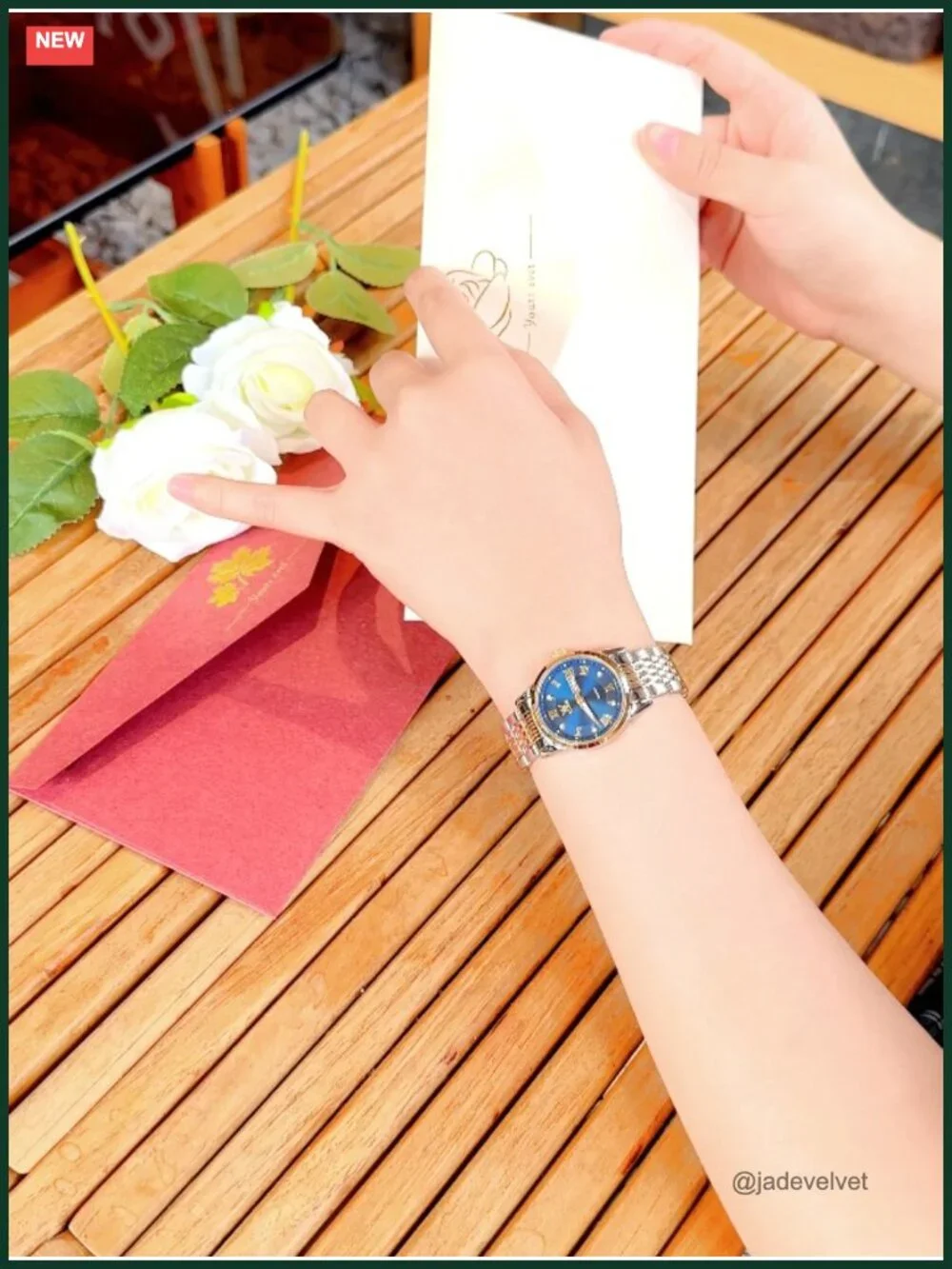 Luxury Women's Watch Stainless Steel Quartz Roman Numerals Analog Date